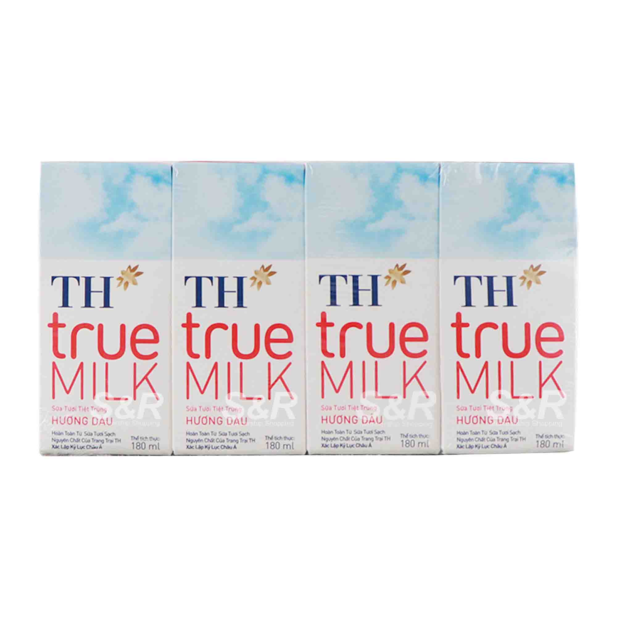 TH True Milk Yogurt Milk Strawberry 4pcs